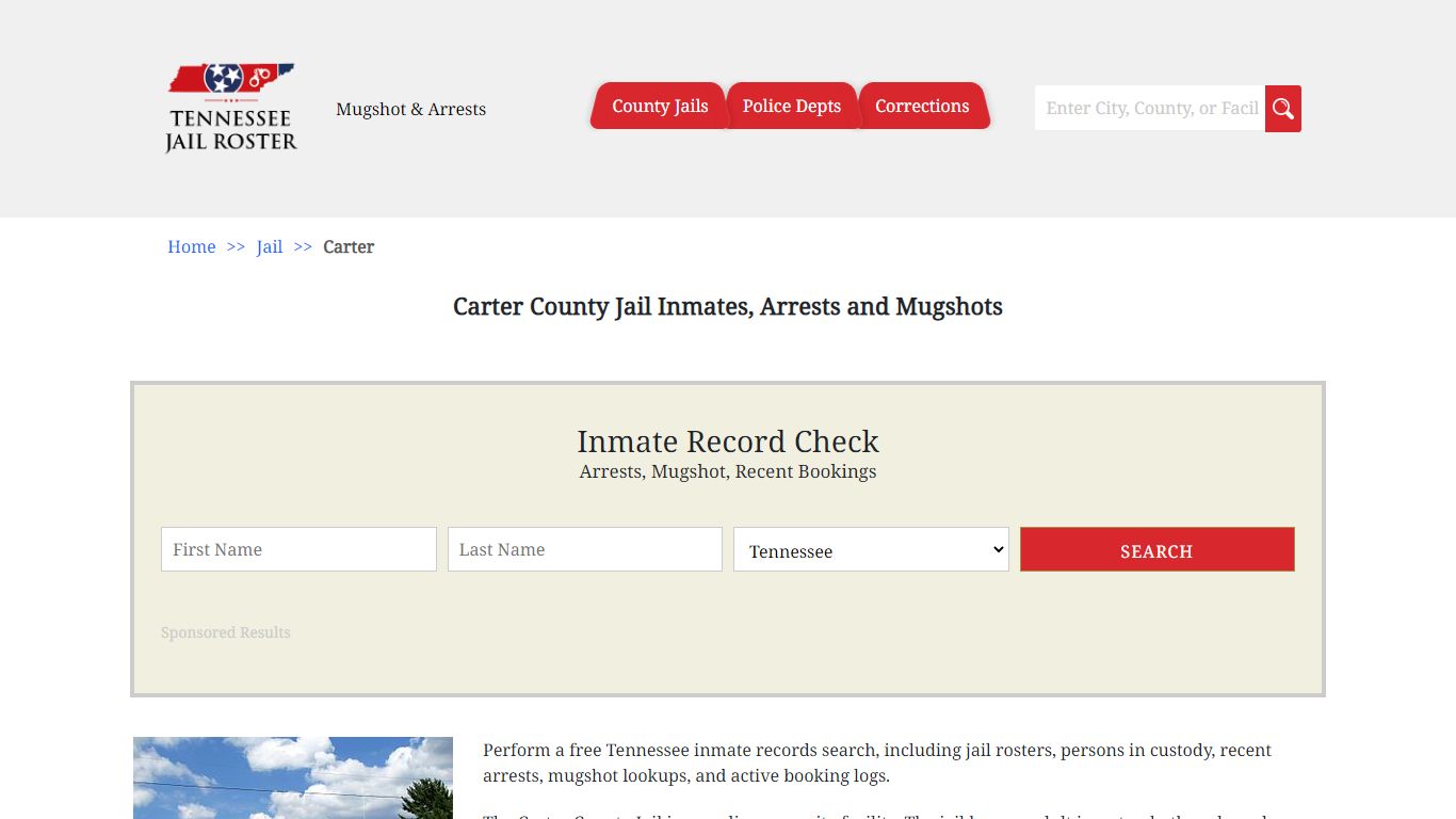 Carter County Jail Inmates, Arrests and Mugshots - Jail Roster Search